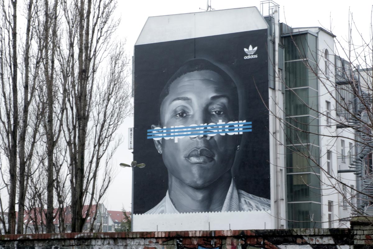 Adidas Superstar, Wandgestaltung Berlin