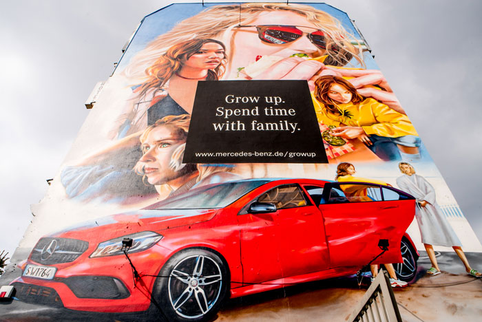 Wandgestaltung Leipzig Mercedes Benz Grow Up