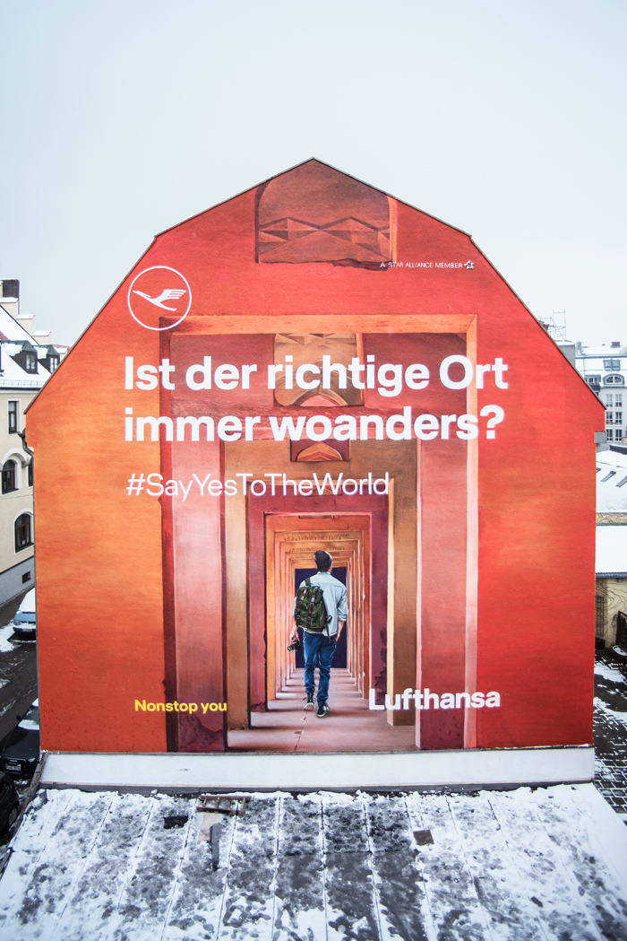 Wandgestaltung Leipzig Lufthansa